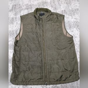Banana Republic Men's Khaki Quilted Vest